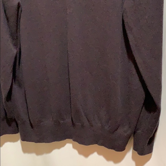 LANDS END CASHMERE SWEATER BROWN SZ XXL V NECK